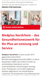 Mobile Screenshot of medplus-nordrhein.de